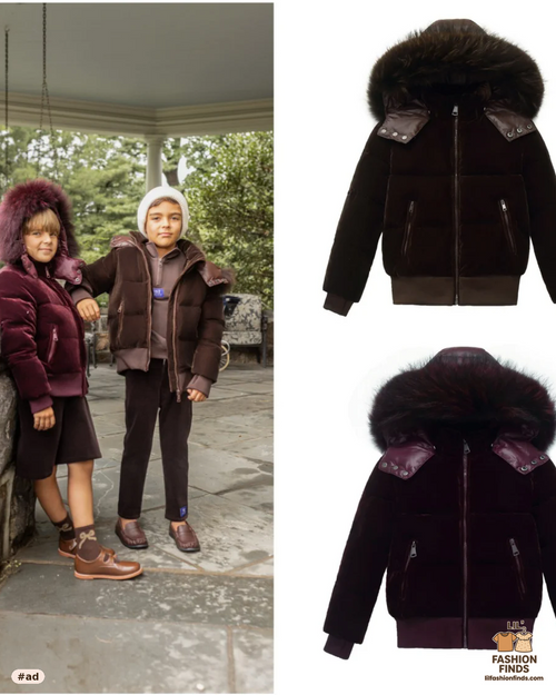 Winter Velvet Coat with Duck Down