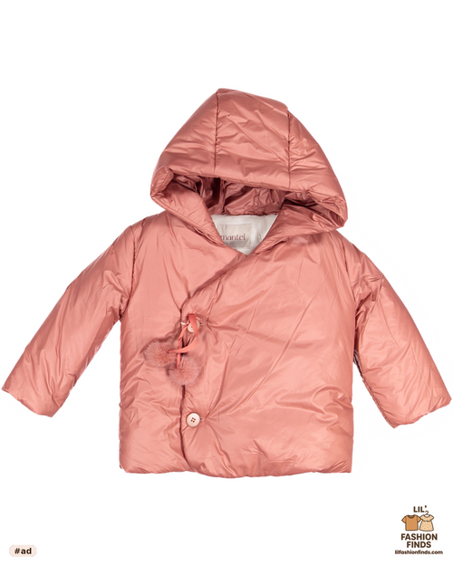 Pom Pom Tie Winter Jacket
