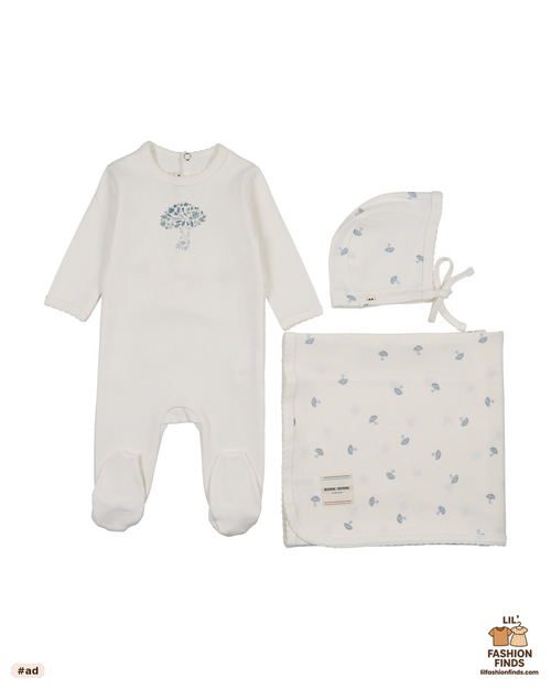 Mushroom Mosaic Layette Set