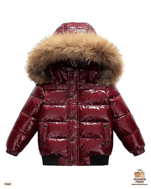 Metallic Shiny Puffer Jacket