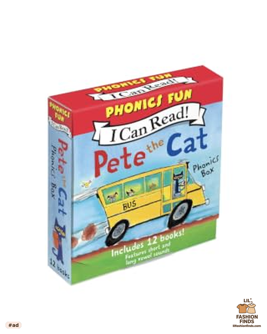 Pete the Cat 12-Book Phonics Fun Box