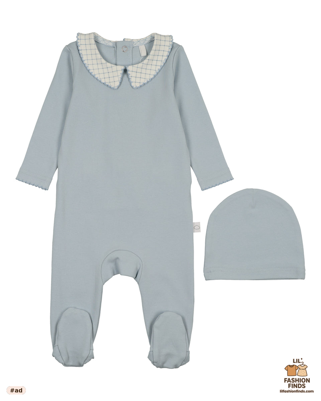Printed Collar Footie