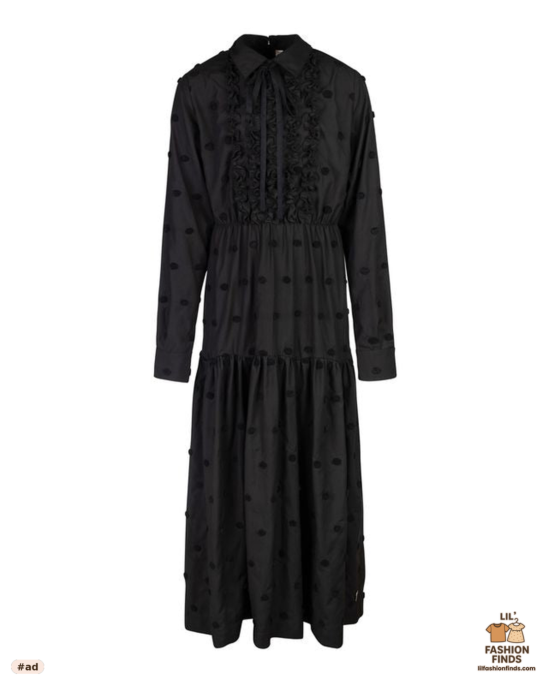 Sarai Sherpa Dot Dress