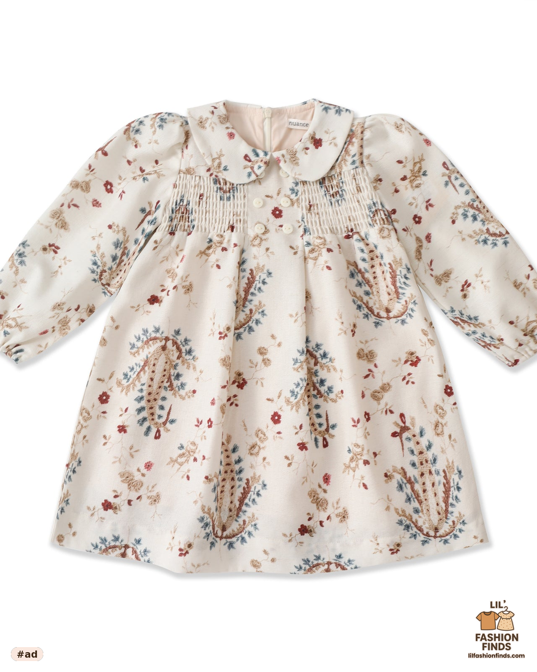 Autumn Meadow Embroidered Dress