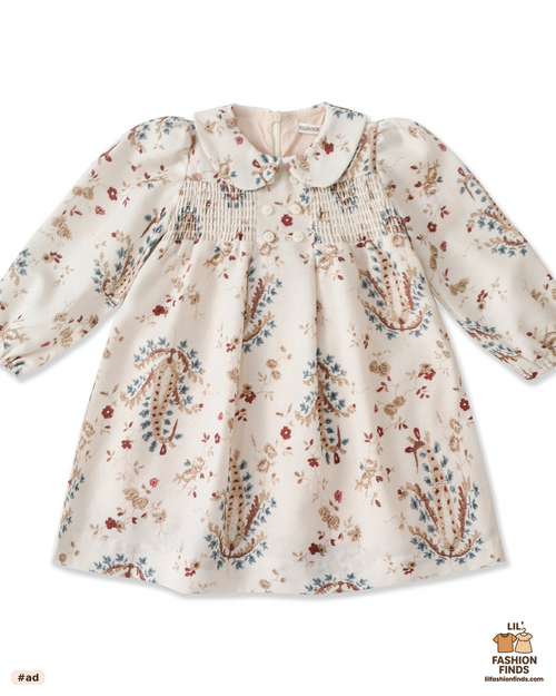 Autumn Meadow Embroidered Dress