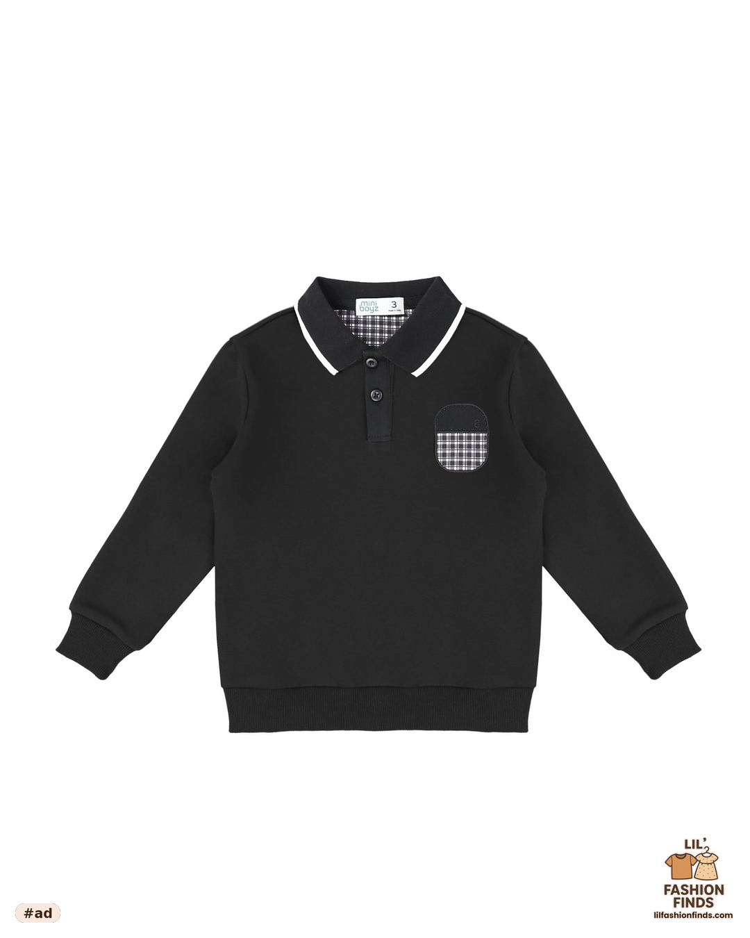 Plaid Patch Polo