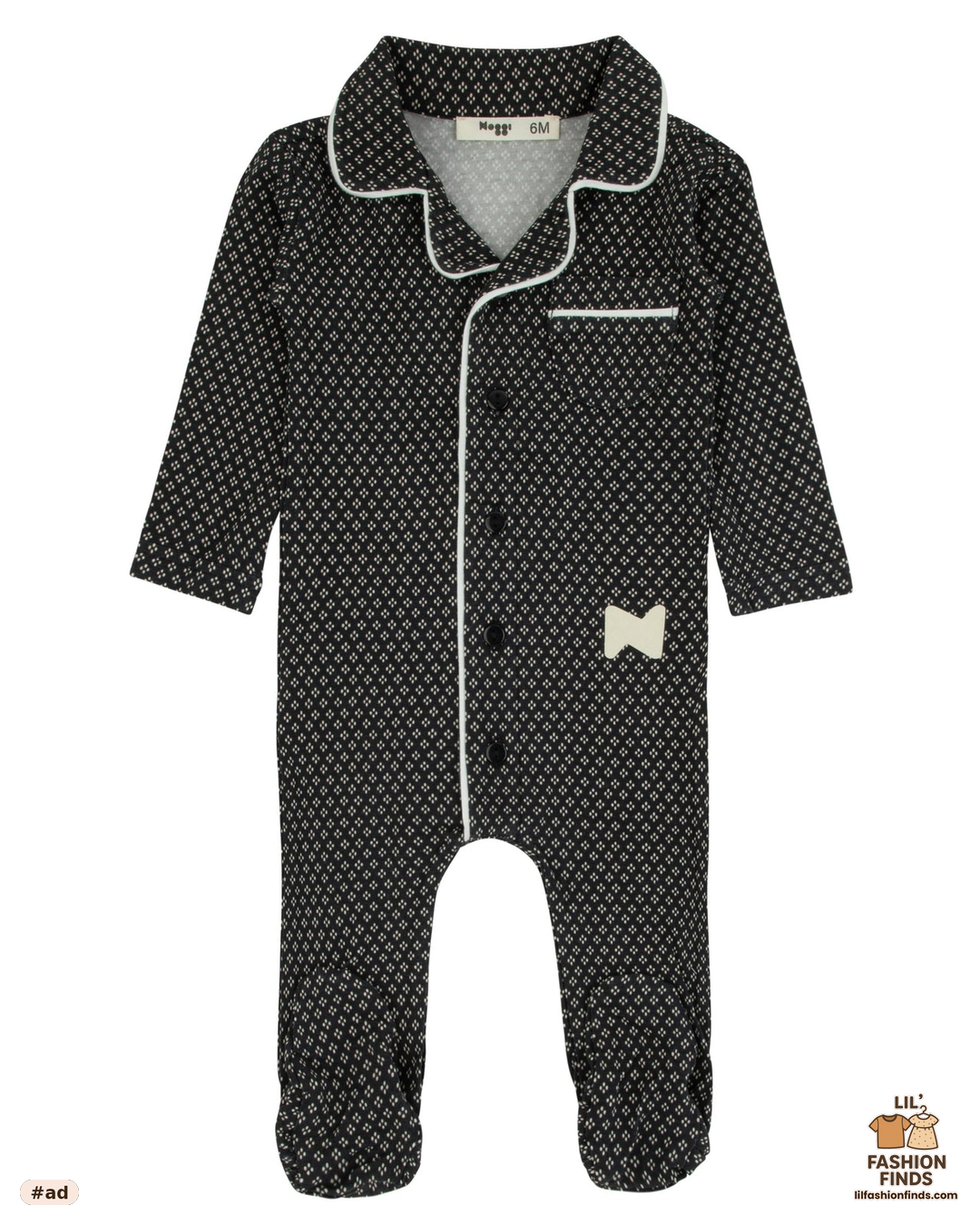 Printed Bamboo Footie