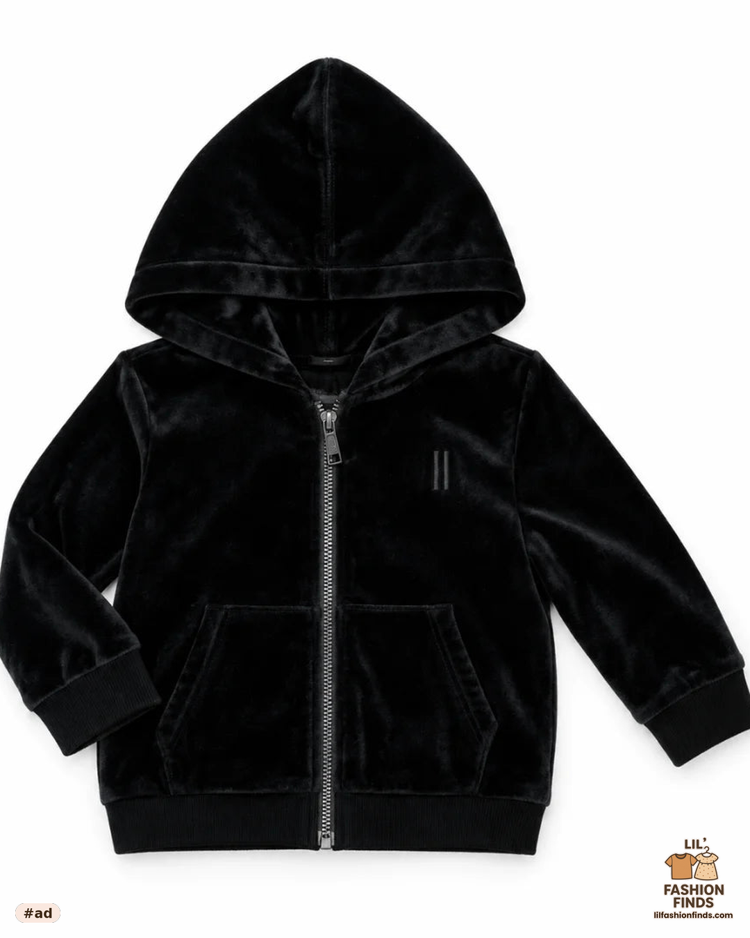 Faux Fur Lined Zip-Up Jacket