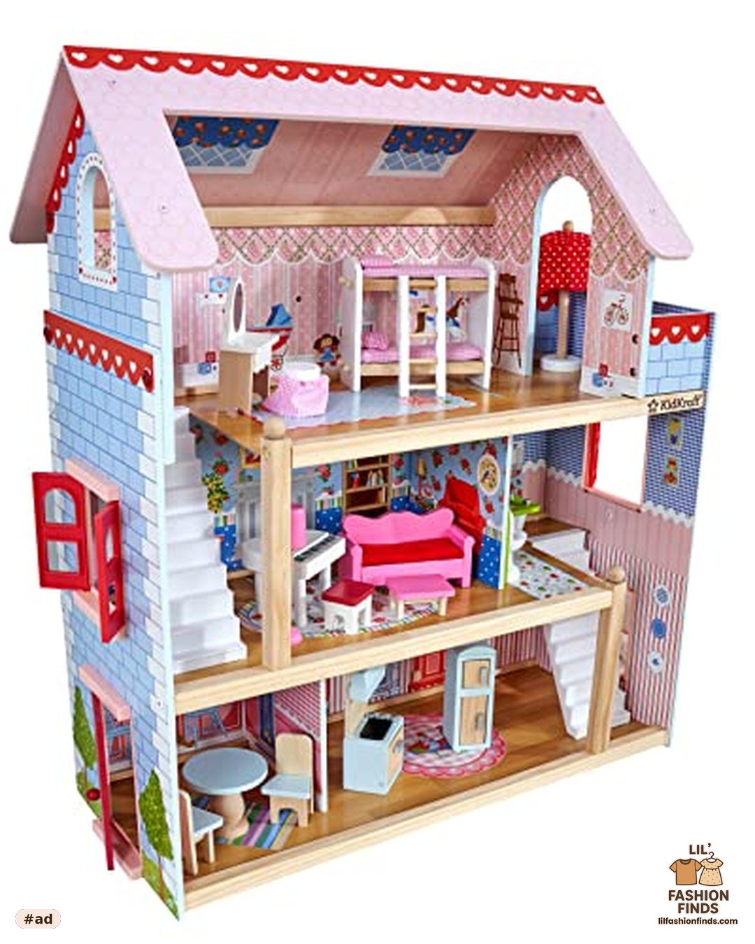 Chelsea Doll Cottage Wooden Dollhouse