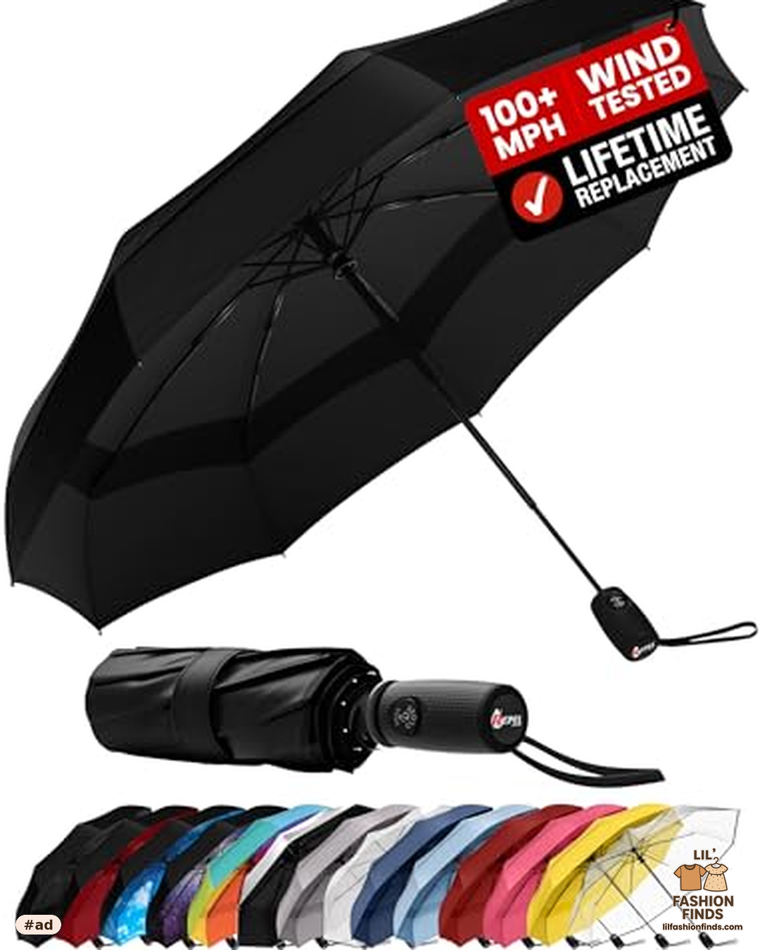 Windproof Travel Umbrella