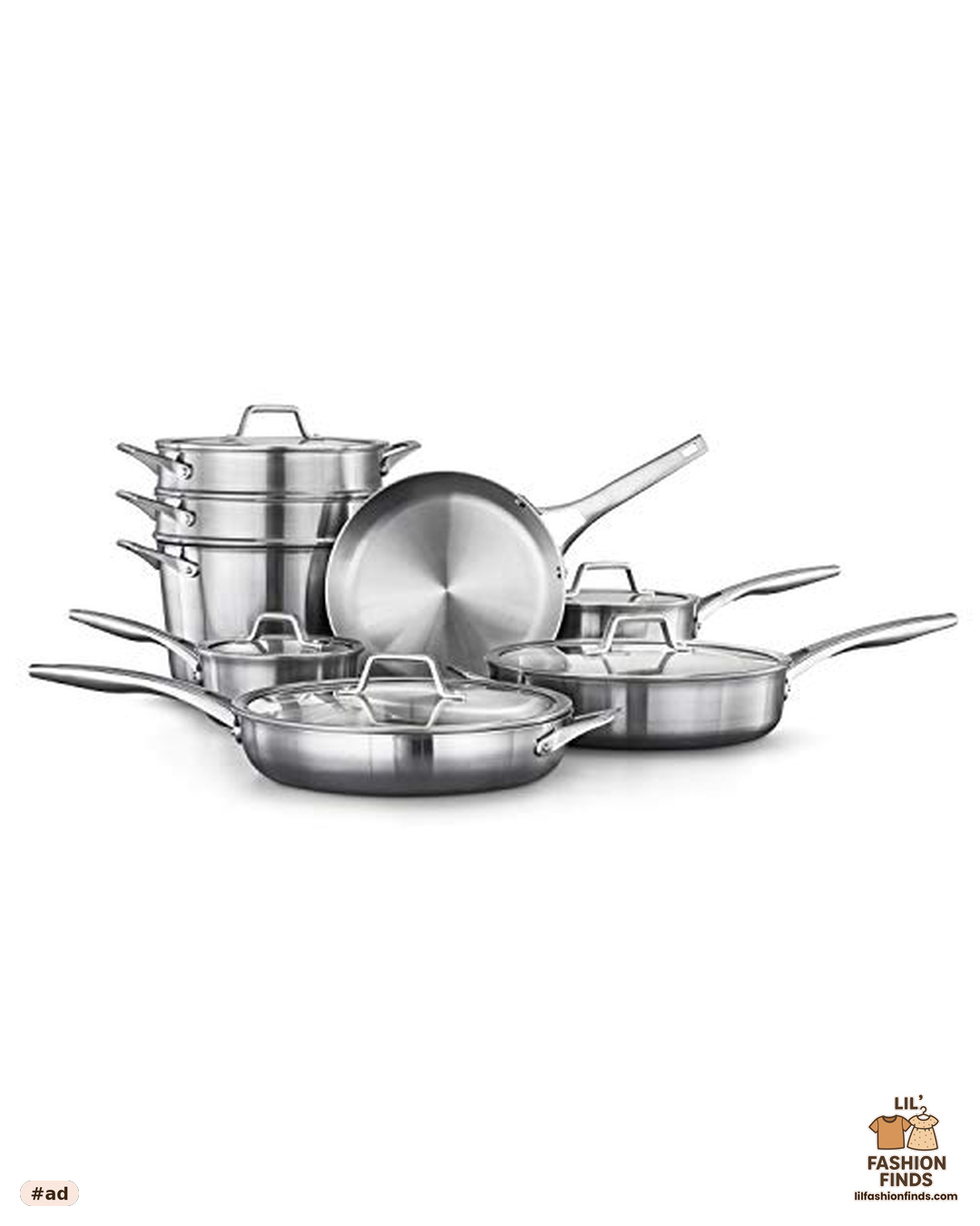 3-Ply Stainless Steel Cookware Set