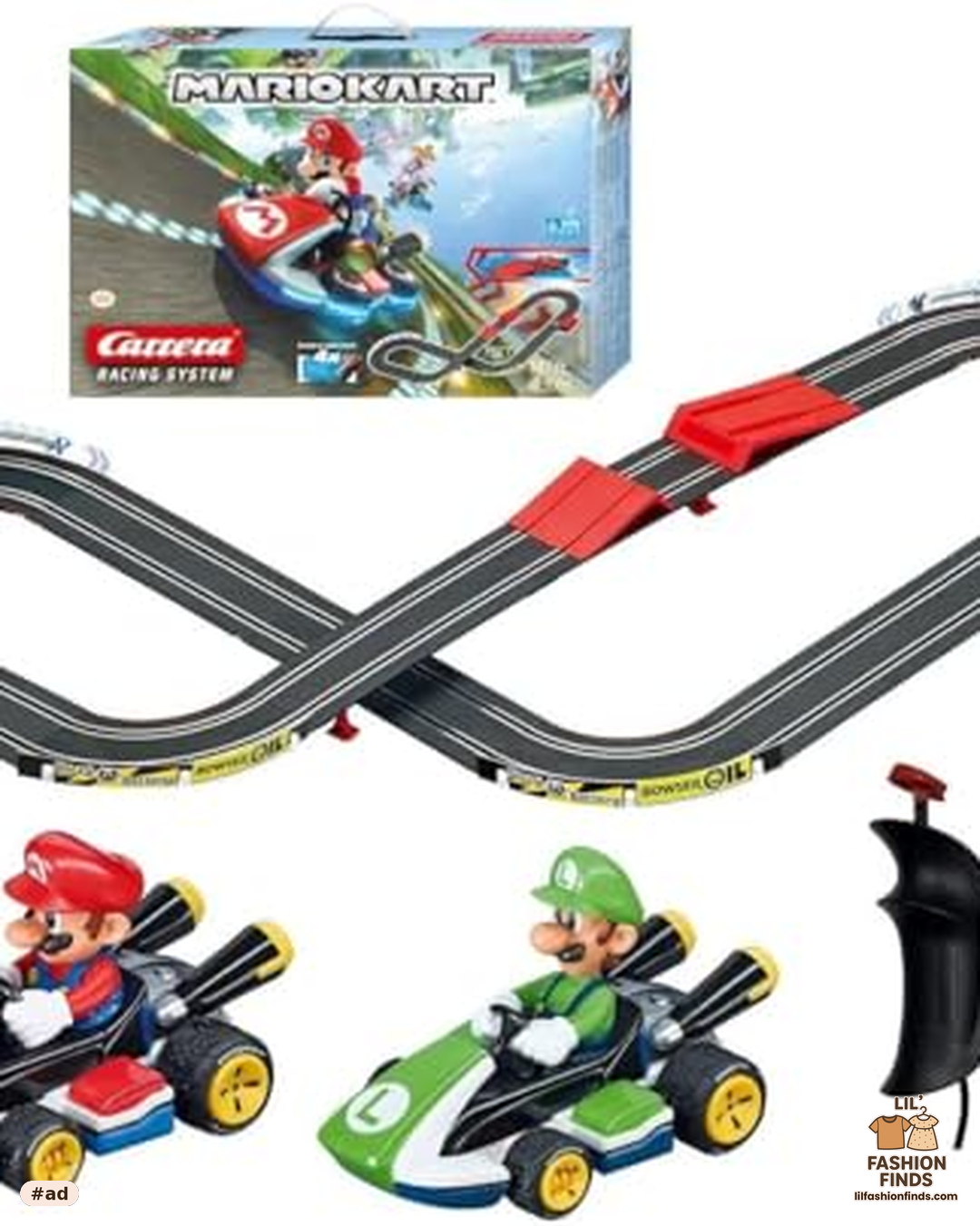 Carrera GO Mario Kart Slot Car Race Track
