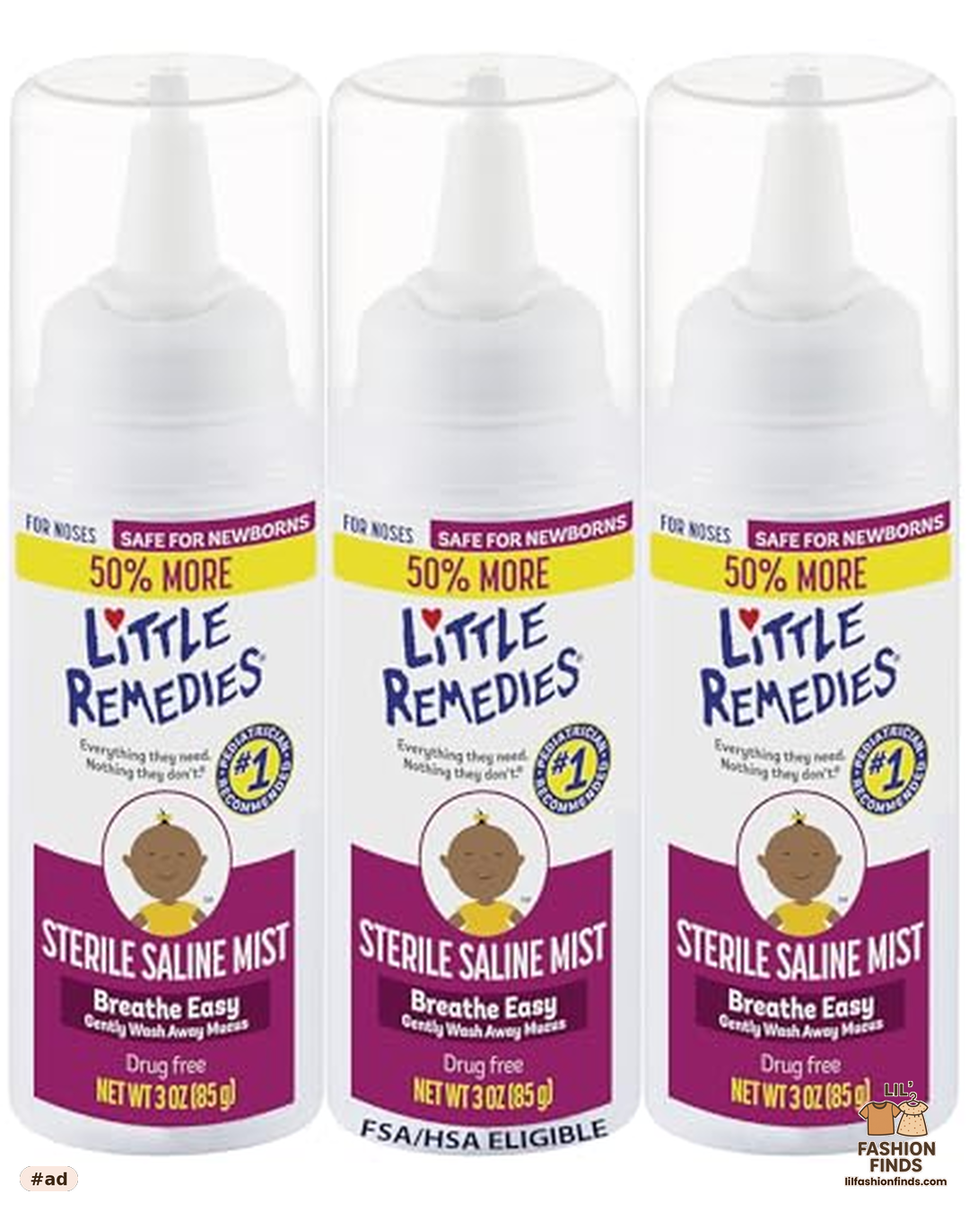 Sterile Baby Saline Nasal Mist