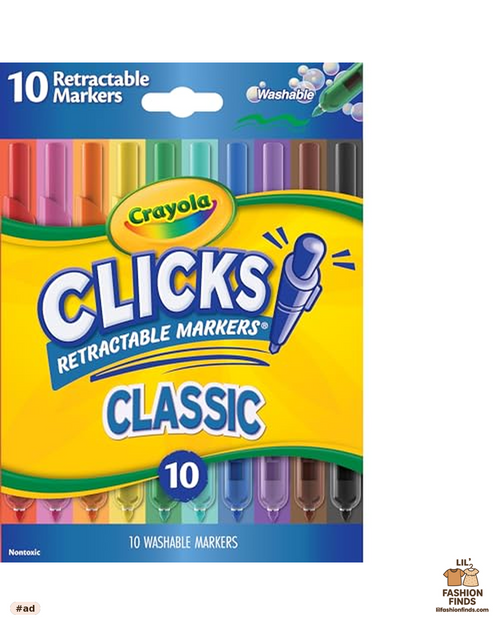Crayola Clicks Retractable Tip Markers
