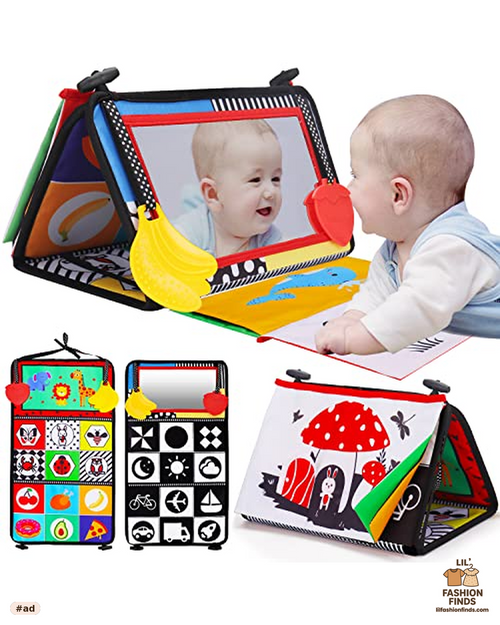 Tummy Time Mirror High Contrast Toy