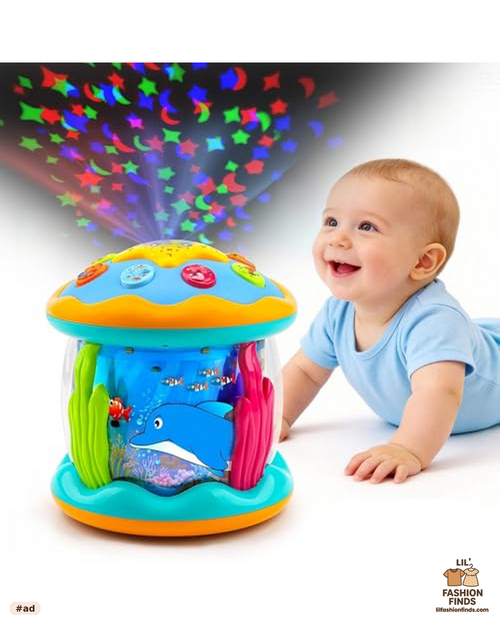 Ocean Projector Rotating Musical Learning Toy