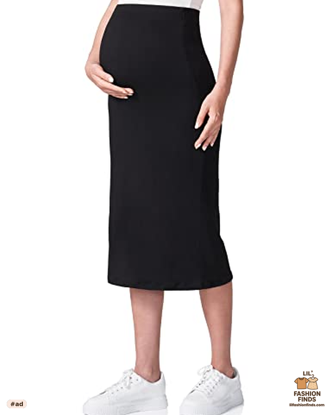Maternity Midi Skirt