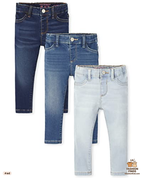 Super-Soft Stretch Denim Jeggings 3-Pack