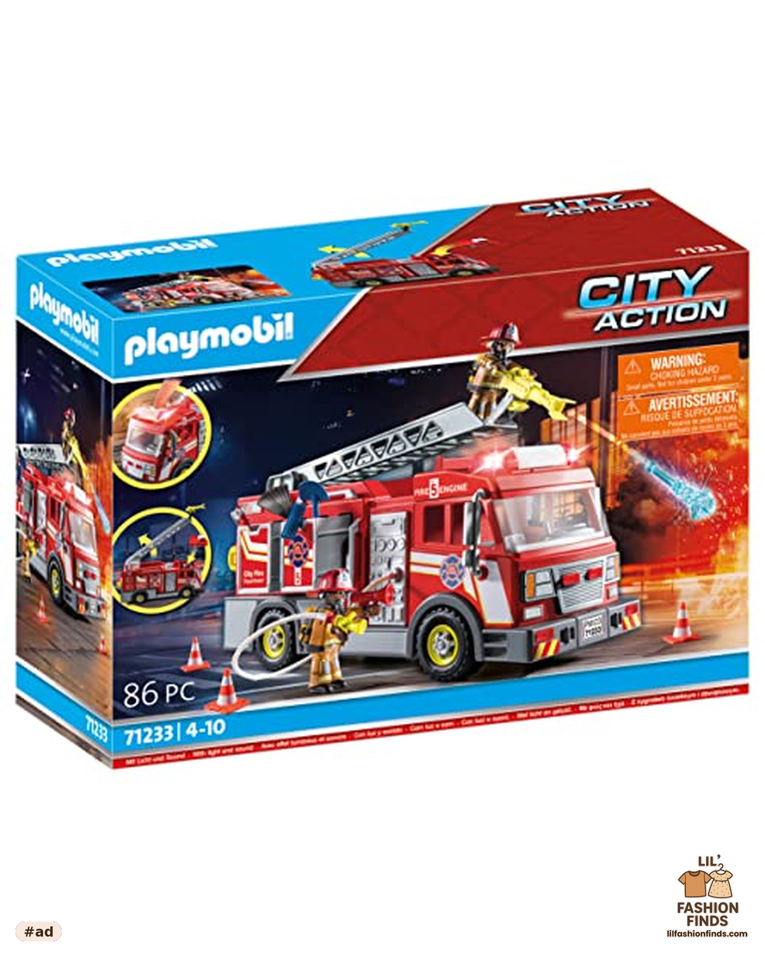 Playmobil Fire Truck with Figures