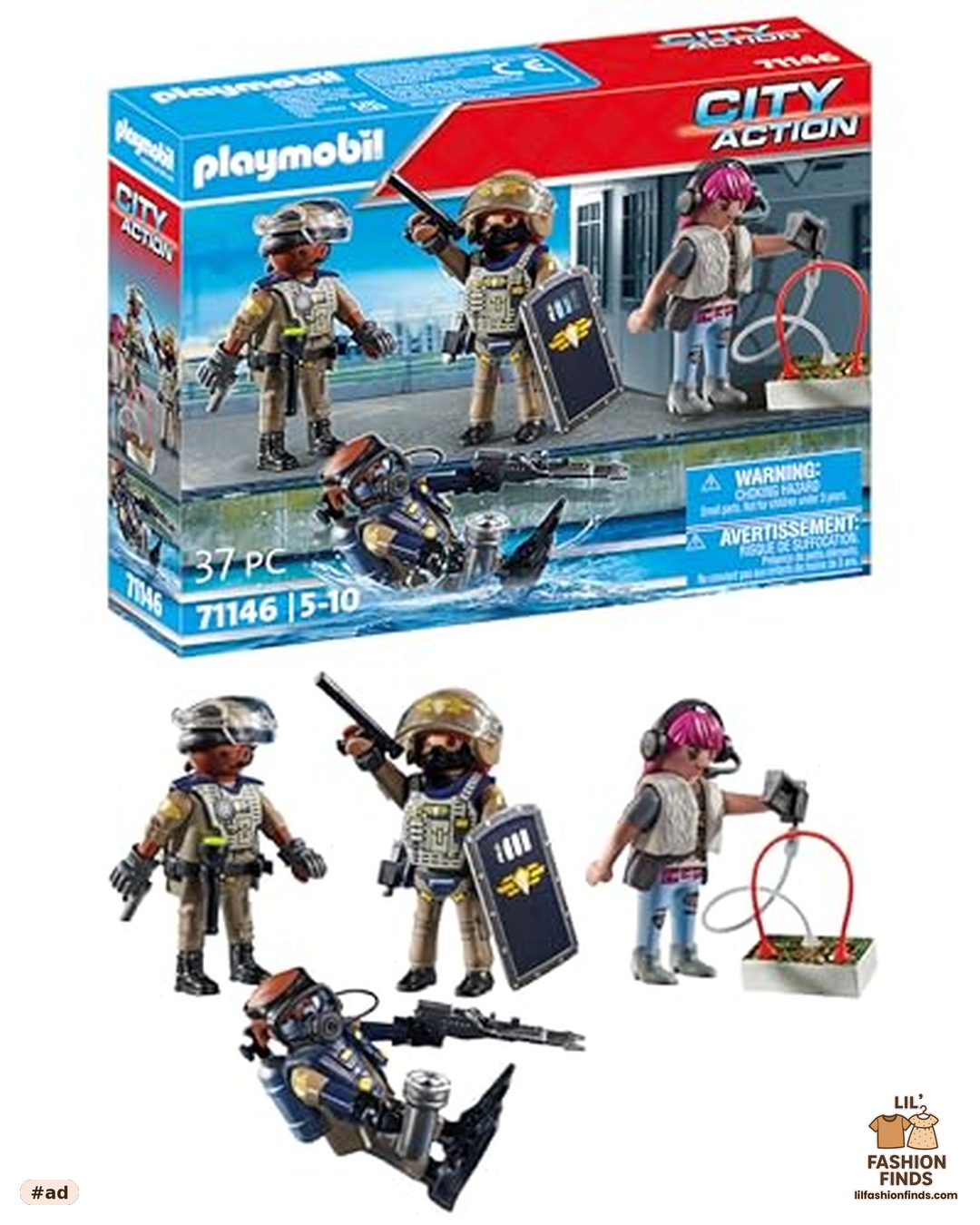 Playmobil Tactical Police Figure Set