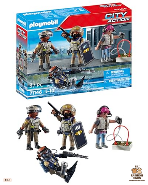 Playmobil Tactical Police Figure Set