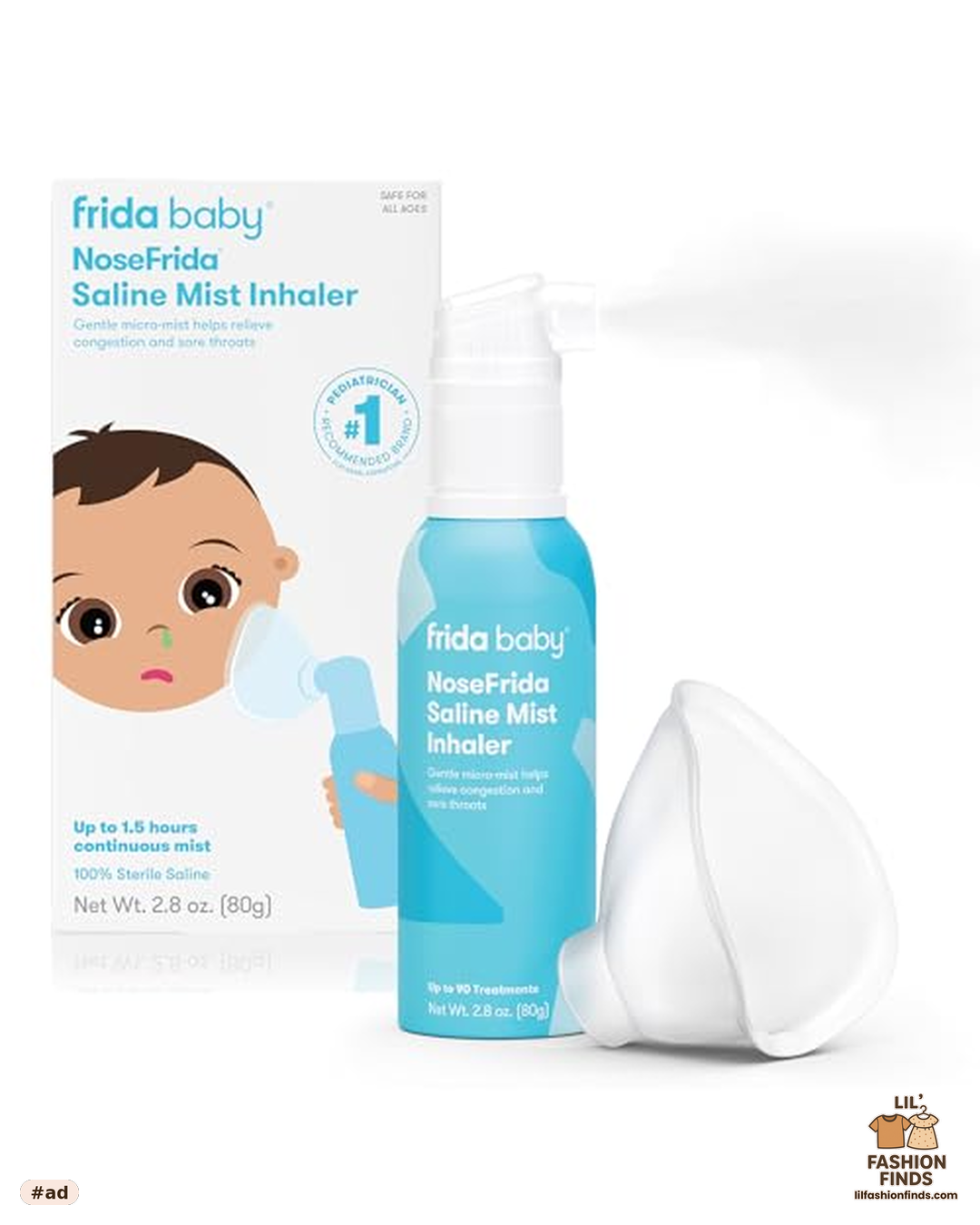 NoseFrida Saline Mist Nasal Inhaler