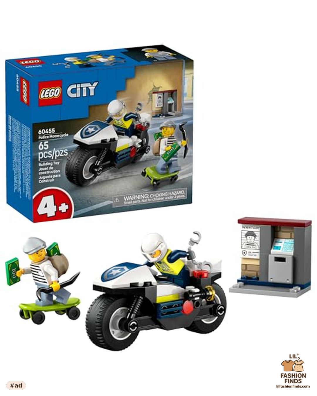 LEGO City Police Motorcycle Chase