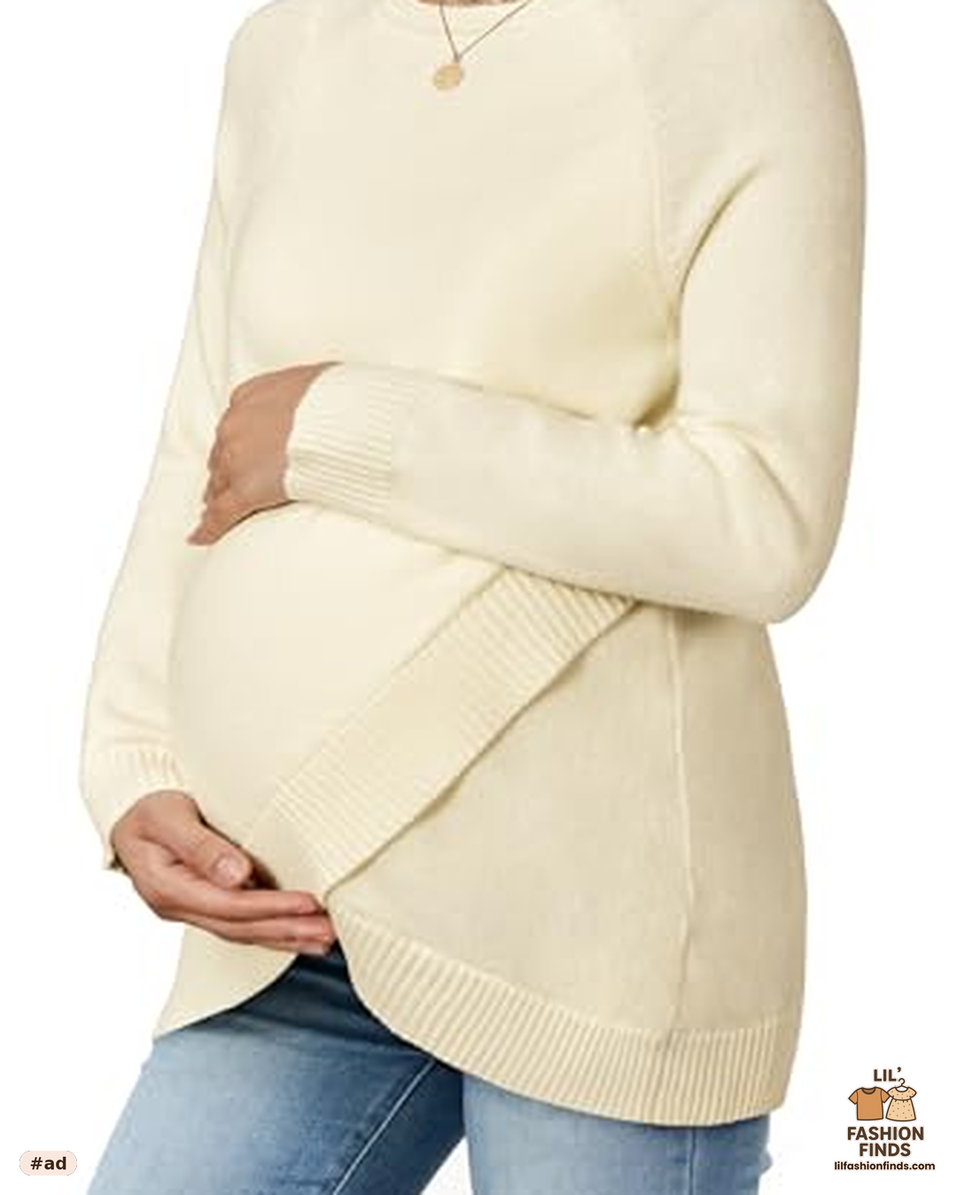 Maternity Crossover Sweater
