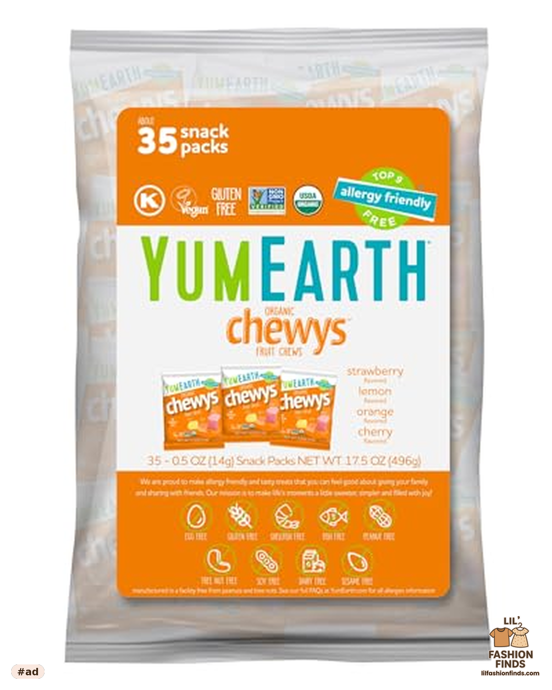 Organic Fruit Chews Candy