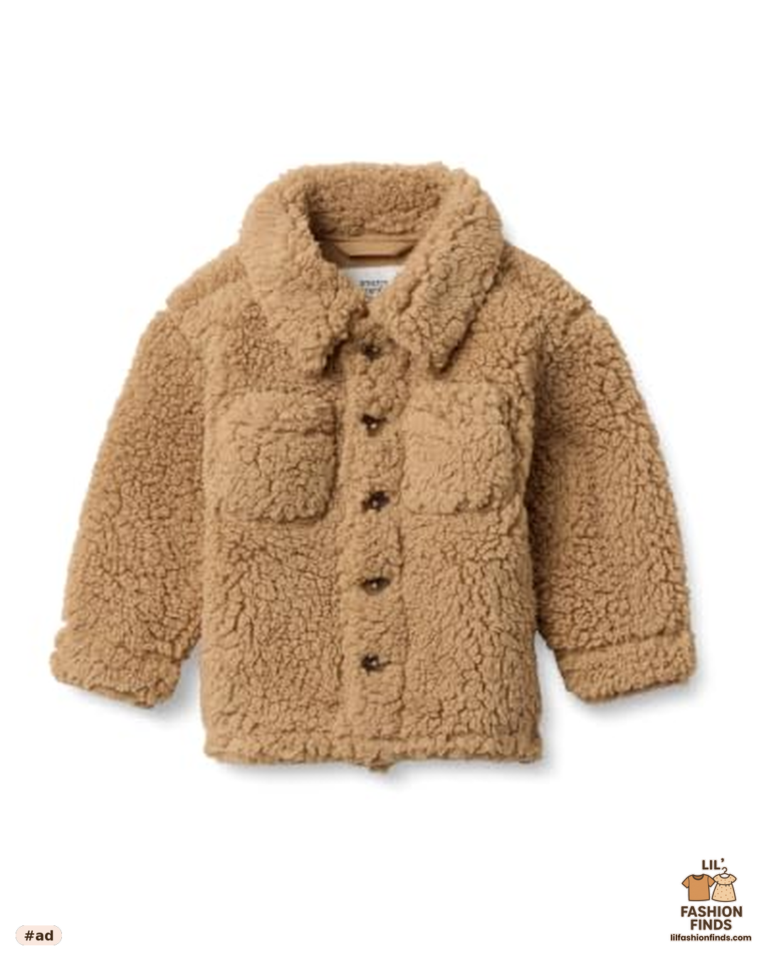 Sherpa Overshirt Button-Front Jacket