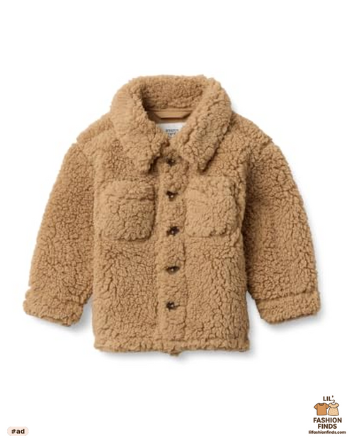 Sherpa Overshirt Button-Front Jacket