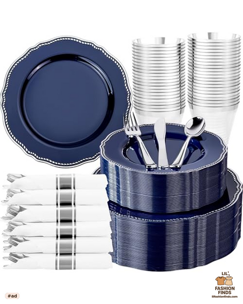Plastic Plates Set