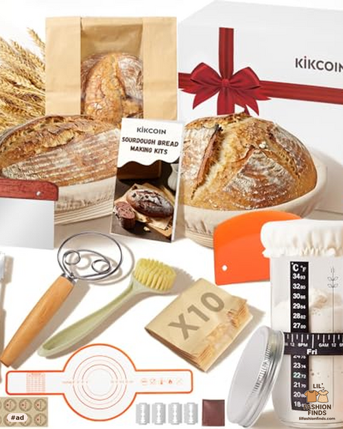 Sourdough Starter Kit with Banneton Baskets