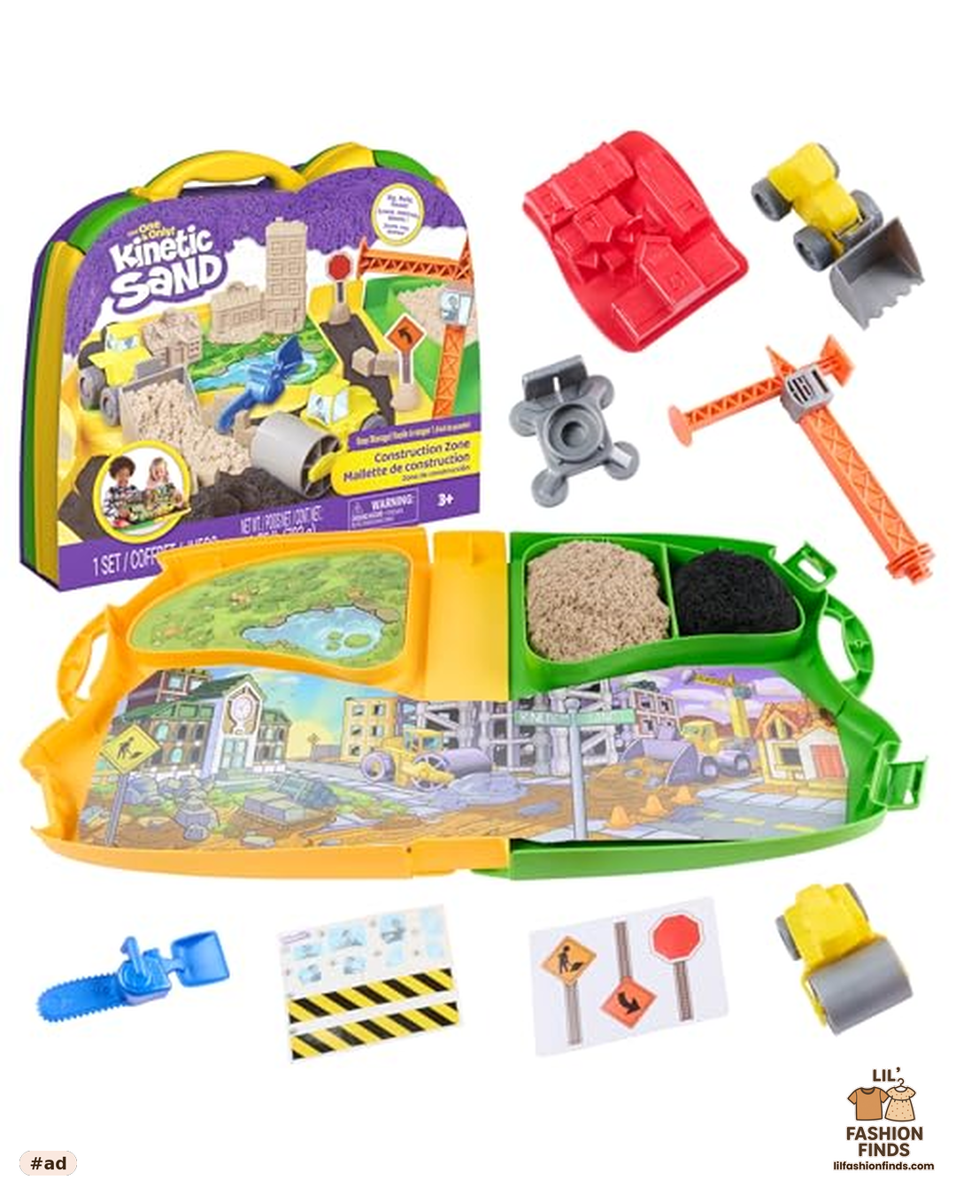 Construction Zone Moldable Play Sand
