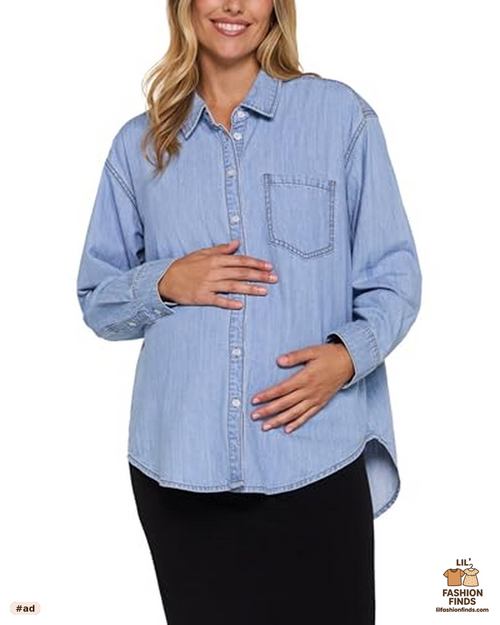 Denim Shacket Long Sleeve