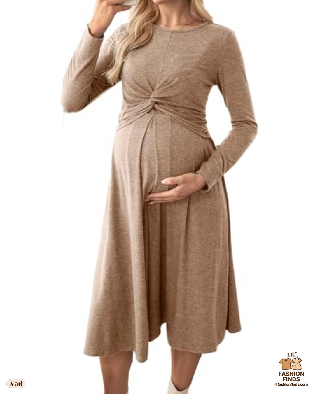 A Line Maternity Nursing Dress