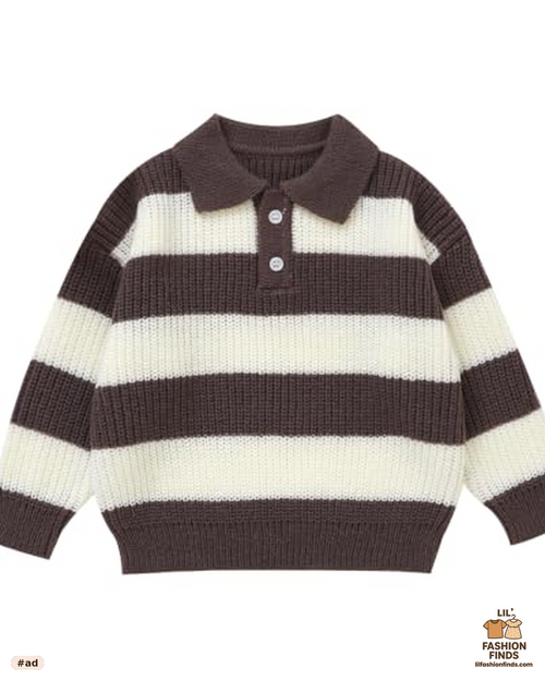 Striped Polo Sweater