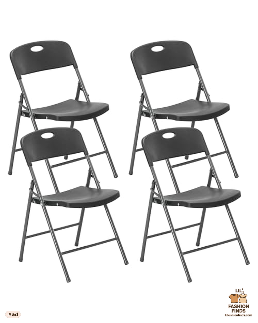 Folding Dining Chairs 4-Pack