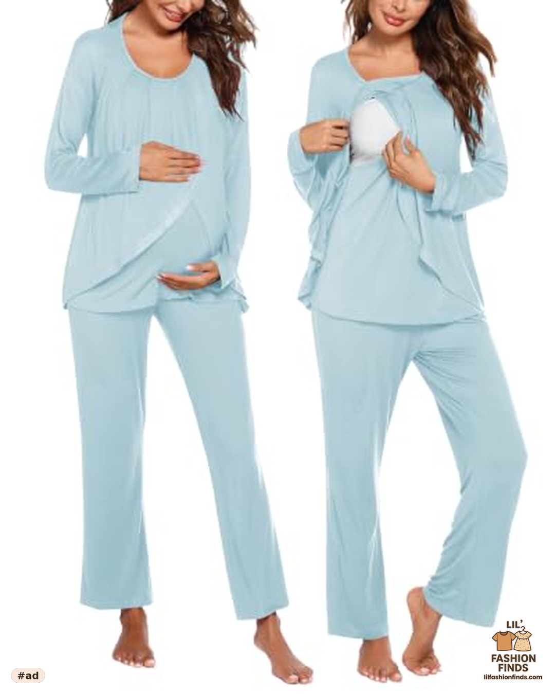 Maternity Nursing Pajama Set