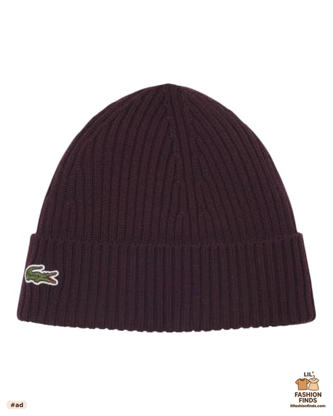 Rib Knit Brushed Wool Beanie