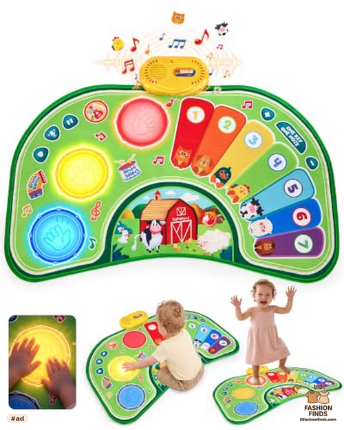 Musical Play Mat & Baby Piano Drum