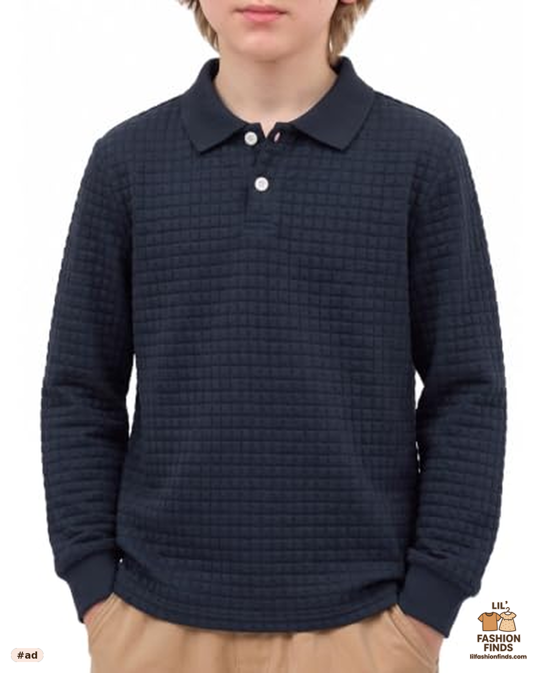 Long Sleeve Polo Shirt