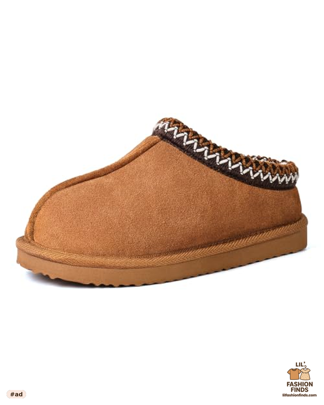 Kids Fuzzy Memory Foam Slippers