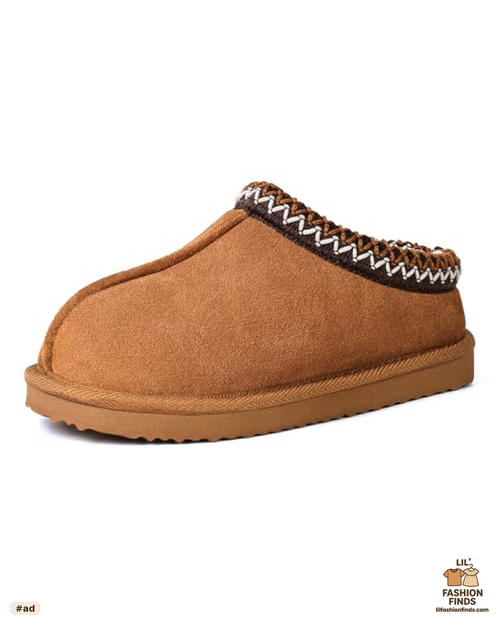 Kids Fuzzy Memory Foam Slippers